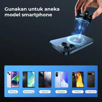 Gambar produk TELESIN Smartphone Cooling Fan Wireless Charging Kipas Pendingin - P9-MPR-01
