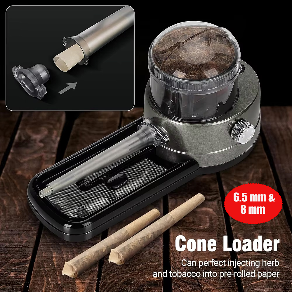 Gambar produk VEAWOL Alat Linting Rokok Otomatis Electric Cigarette Roller With Cone - RS985
