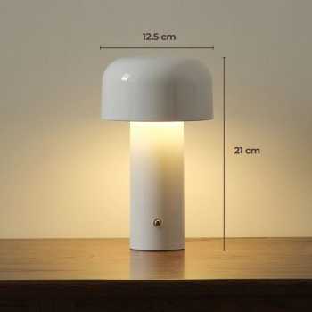 Gambar produk Casagd Lampu Meja Hias LED Mid Century Model Mushroom 3 Color 1800mAh - AFD-T1065