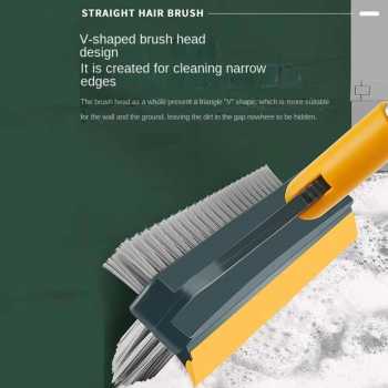 Gambar produk HOTLING Sapu Sikat Lantai Dinding 3in1 Floor Wiper Bathroom Brush - V3