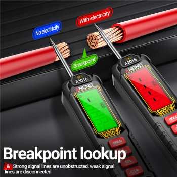 Gambar produk ANENG Digital Multimeter Tespen 2in1 Tester AC Voltage NCV 500mA - A3016