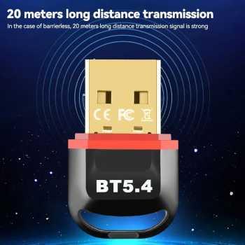 Gambar produk Fanmuran Bluetooth Receiver Transmitter Adapter 5.4 USB Dongle - FN-54