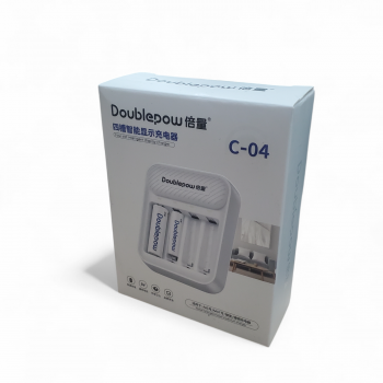 Gambar produk Doublepow Charger Baterai 4 Slot AA AAA Ni-MH dan Ni-Cd with LED - C04