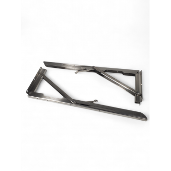 Gambar produk KAK Bracket Engsel Siku Folding Stainless Steel 2 PCS 20 Inch - KAK-6113