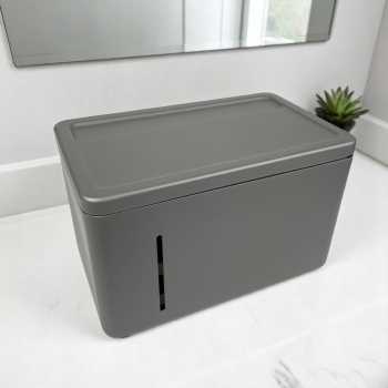 Gambar produk YIN Kotak Tisu Kamar Mandi Space Aluminium Perforation Upgrade Version - Y-20