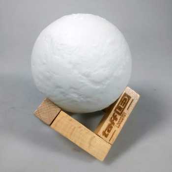 Gambar produk TaffLED Lampu Tidur Bulan 3D Moon Night Light Lamp 3 Color 8cm 1W 5V - LD002701