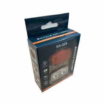 Gambar produk BUCKLOS Lampu Sepeda Depan Belakang LED Charging Waterproof - XA-328