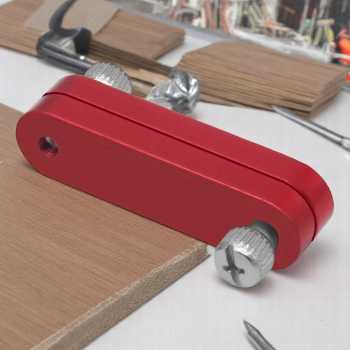 Gambar produk JIGHOLE Ruler Positioning Block Aluminium Pembatas Penggaris - JG20