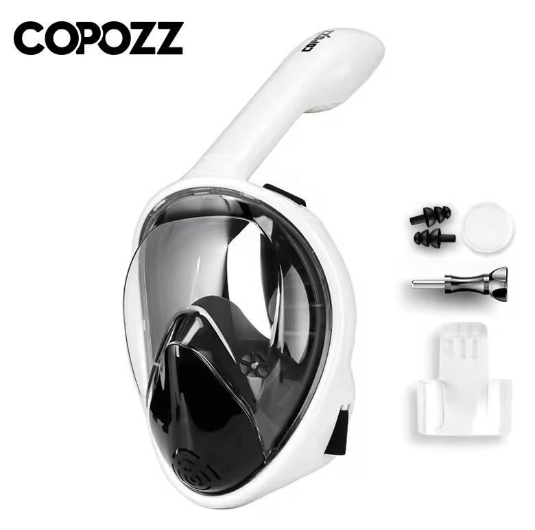 Gambar produk COPOZZ Masker Full Face Selam Scuba Diving Snorkeling Anti Fog L/XL - 4910