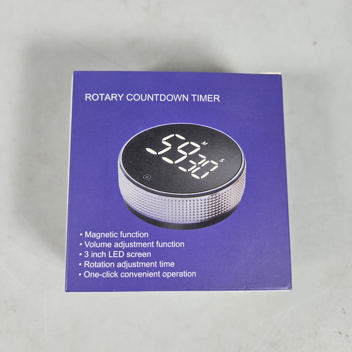 Gambar produk WEMGO Timer Masak Dapur Digital Rotary Kitchen Countdown - H-217