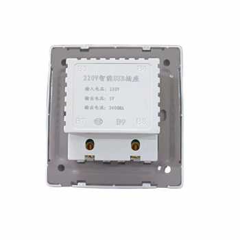 Gambar produk Taffware Stop Kontak Dinding 2 Port USB Wall Socket 2.0A - ES-USB-2