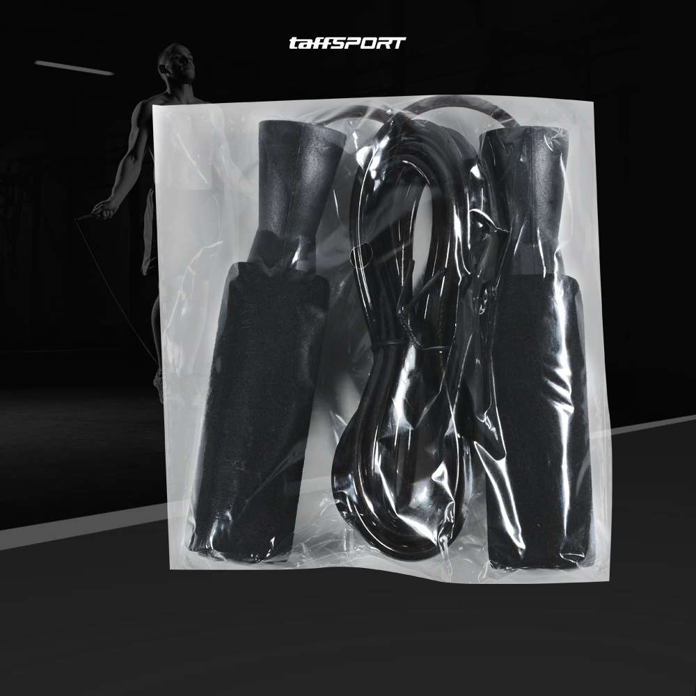 Gambar produk TaffSPORT Tali Skipping Speed Jump Rope Bearing Non Slip Sports Weight - JR05