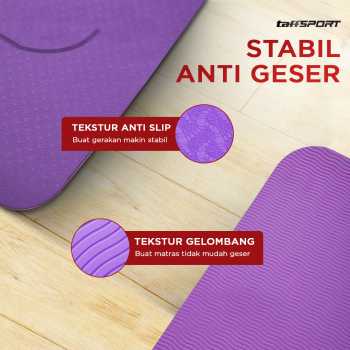Gambar produk TaffSPORT Matras Yoga Mat 6mm Karpet Workout Anti Slip TPE 183x61cm - PROlite 60