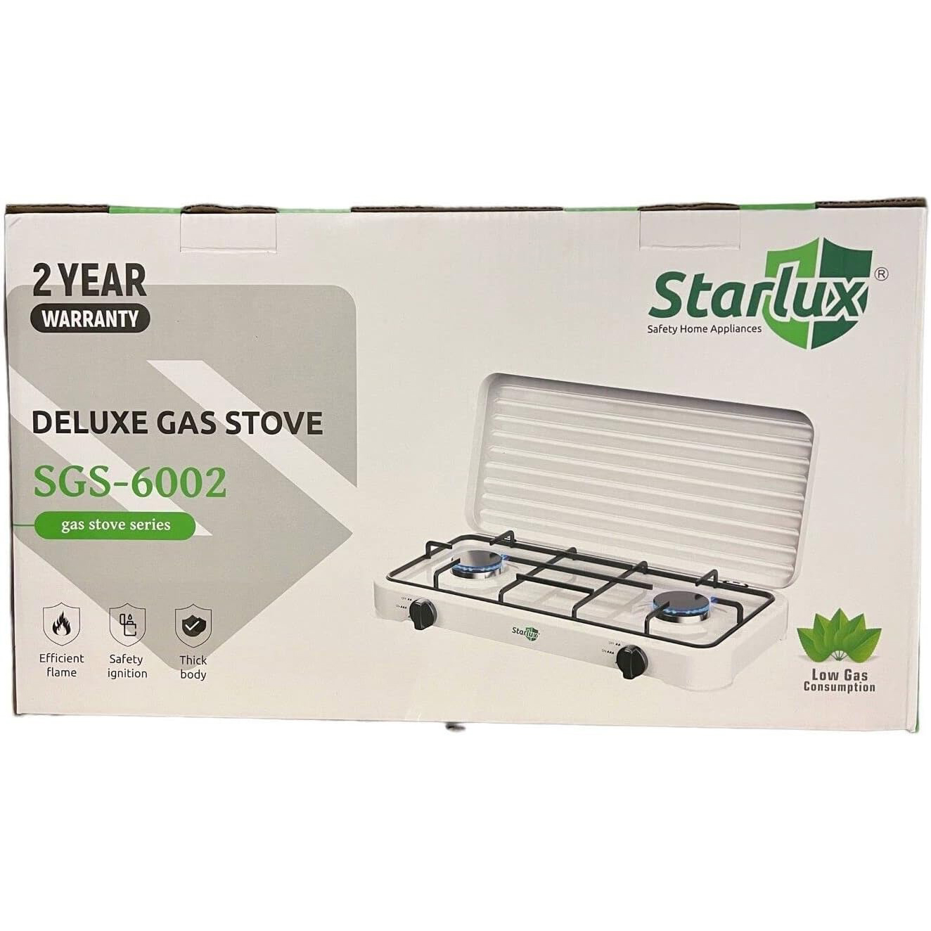 Gambar produk STARLUX Kompor Gas Portable 2 Tungku Table Top Camping Stove - SGS-6002