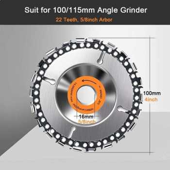 Gambar produk Famirosa Kepala Gergaji Woodworking Grinder Disc 4 inch 22 Tooth - F322