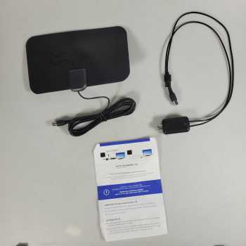 Gambar produk TFA Antena TV Digital Indoor DVB-T2 25dB with Signal Booster - TF099