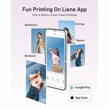 Gambar produk TELESIN Printer Foto Smartphone Portable Bluetooth 300 DPI 500mAh - P5-PLD-02