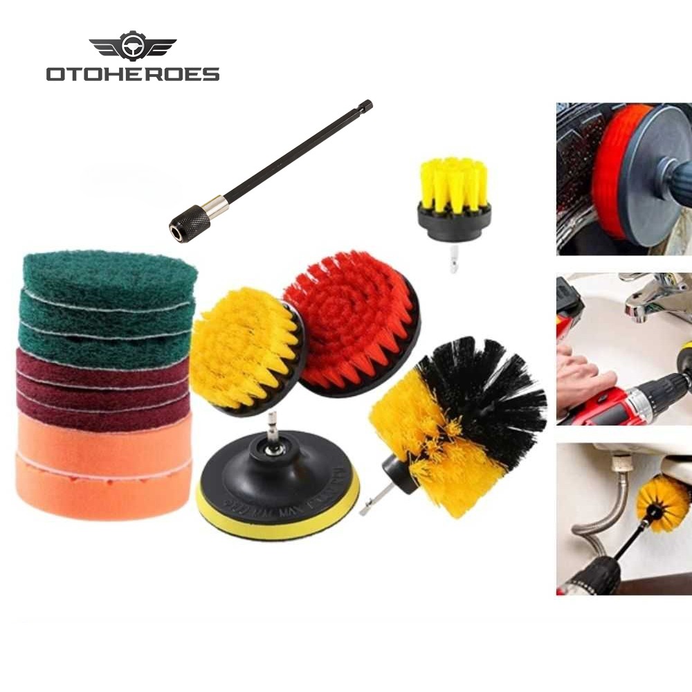 Gambar produk OTOHEROES Kepala Sikat Pembersih Brush Car Polisher Kit 14 PCS - UT760