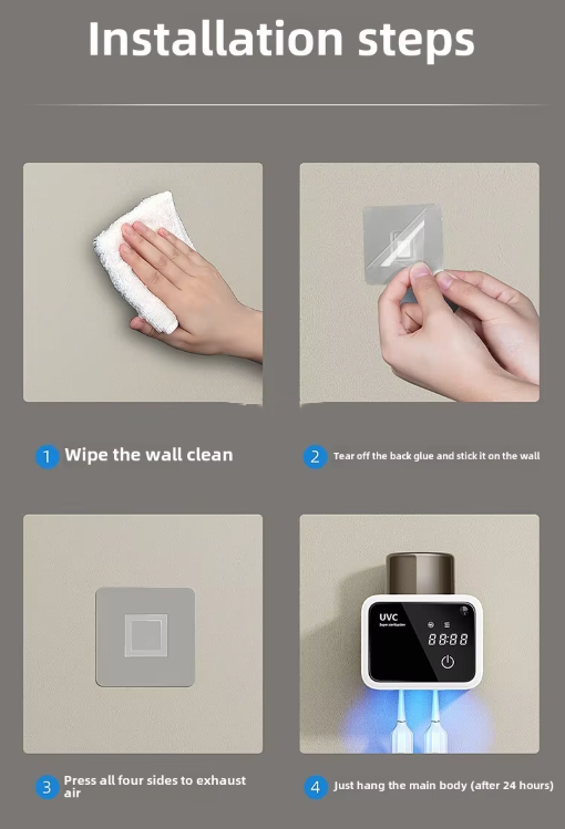 Gambar produk Xiaomi Sterilisasi Sikat Gigi Smart UV Sterilizing Toothbrush Holder - XM3
