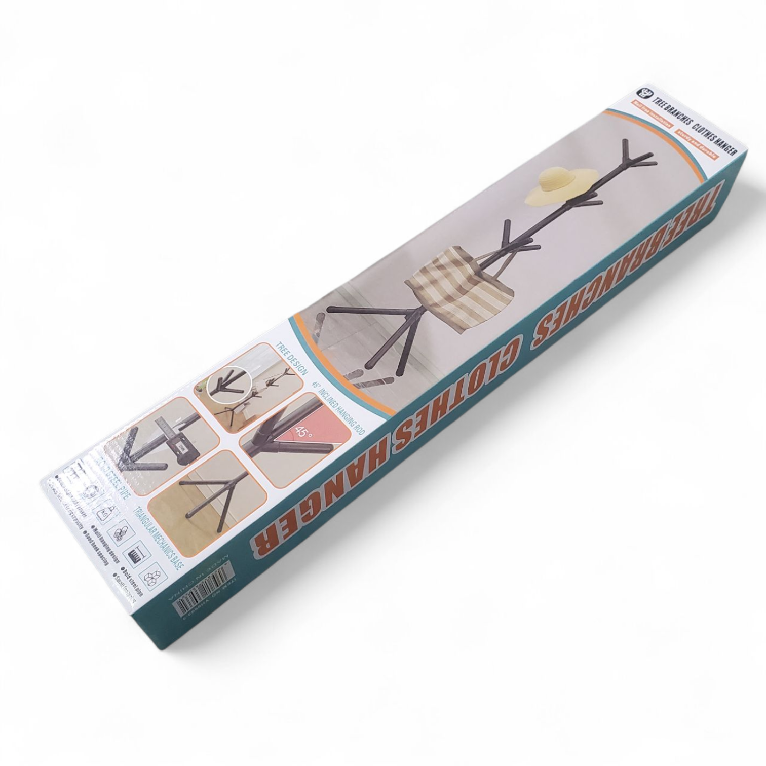 Gambar produk TEEF Gantungan Baju Multifungsi Clothes Storage Hats Coat Rack Hanger - TE5