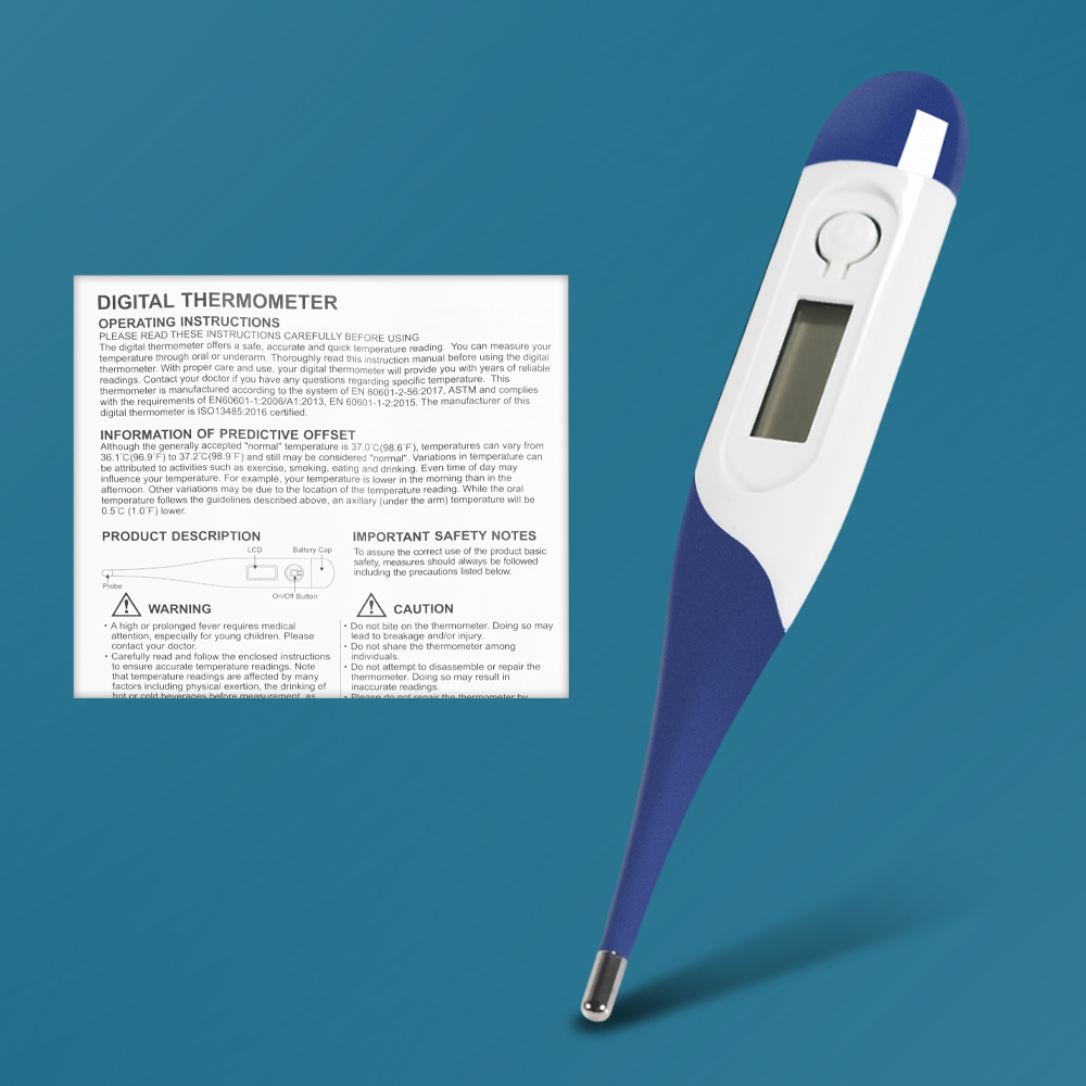Gambar produk GENIAL Termometer Suhu Tubuh Digital Body Thermometer Soft Neck - T15SL