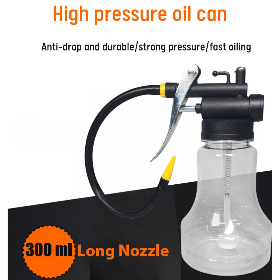 Gambar produk OTOHEROES Botol Minyak Pelumas Semprotan Oil Grease Gun Long Nozzle 300ml - Q001