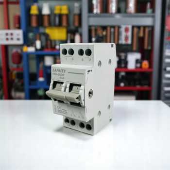 Gambar produk FANHEY Saklar Circuit Breaker 2P Transfer MTS Dual Power Switch 63A - FAN-263W