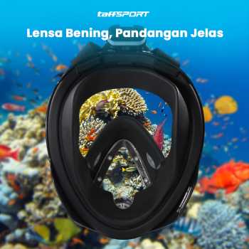 Gambar produk TaffSPORT Snorkeling Full Face Size L/XL untuk Xiaomi GoPro - M2068G