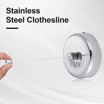 Gambar produk ZJN Tali Jemuran Baju Adjustable Indoor Outdoor Retractable 2.8M - Z2M