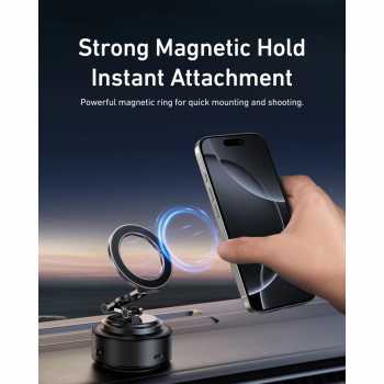 Gambar produk TELESIN Phone Holder Magnetic Foldable 360 Adjustable Electric Suction - P3-SUS-04