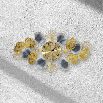 TaffHOME Jam Dinding Quartz Iron Luxury European Style 98cm - LZ4