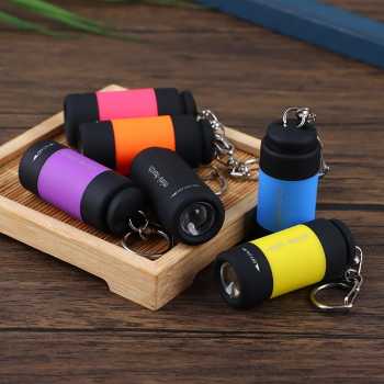 Gambar produk BENGKI Senter LED Mini EDC Keychain Flashlight Rechargeable - BG110