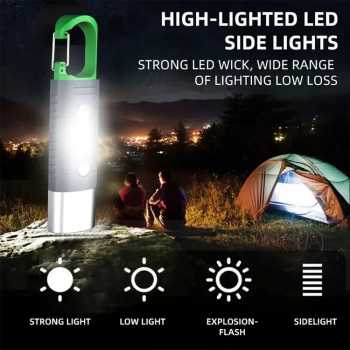 Gambar produk HX Senter LED USB Retractable Zoom High Intensity with Battery 600mAh - WH-901