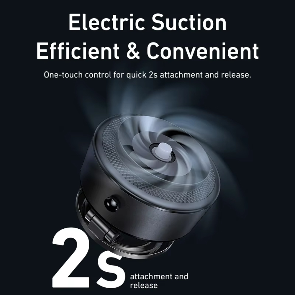 Gambar produk TELESIN Phone Holder Magnetic Foldable 360 Adjustable Electric Suction - P3-SUS-04