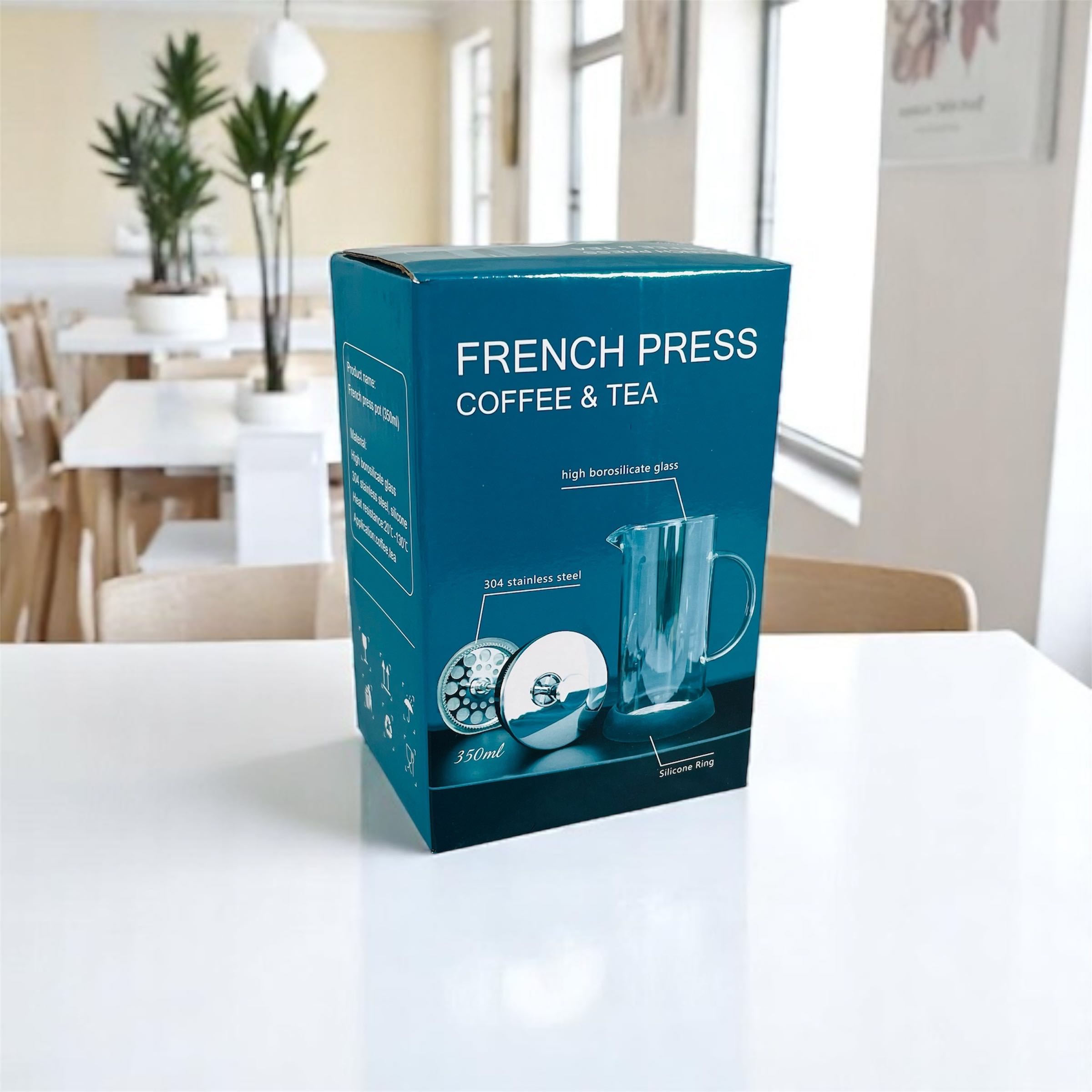 Gambar produk Bodum Pembuat Kopi French Press Double Wall Glass Coffee Pot 350ml - BD630