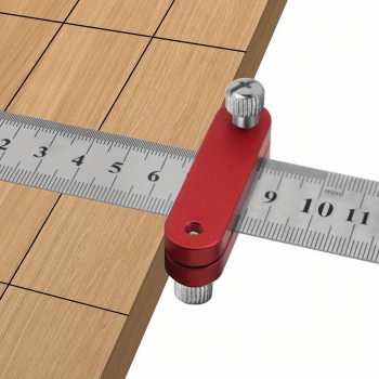 JIGHOLE Ruler Positioning Block Aluminium Pembatas Penggaris - JG20