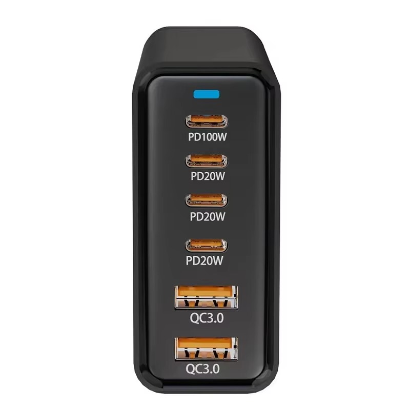 Gambar produk ILEPO Charger USB Docking Station 6 Multi Port Type C PD QC GaN 200W - W-200
