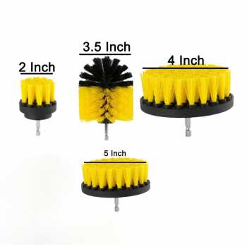 Gambar produk Tress Kepala Sikat Pembersih Car Polisher Bathroom Kit 12 PCS - INU03