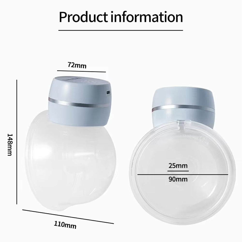 Gambar produk Fireurus Pompa ASI Bayi Elektrik Wearable Breast Milk Pump 180ml - Q5
