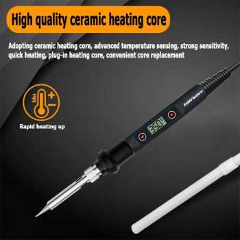 Gambar produk Taffware Solder Listrik Digital LCD Adjustable Temp Soldering 80W Solder Only - 908V