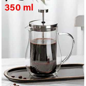 Bodum French Press Manual Double Wall Borosilicate Glass Coffee Pot - BD360