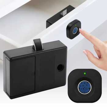 Gambar produk Yunlan Kunci Lemari Sidik Jari Fingerprint Smart Cabinet Lock - YLF-5