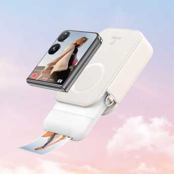 Gambar produk TELESIN Printer Foto Smartphone Portable Bluetooth 300 DPI 500mAh - P5-PLD-02