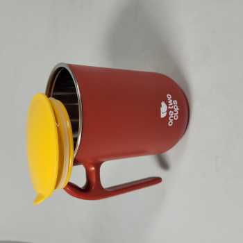 Gambar produk One Two Cups Cangkir Kopi Stainless Steel Double Wall Mug 497ml - FG10
