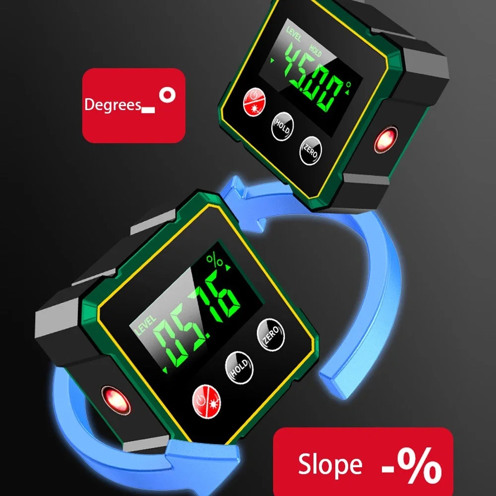 Gambar produk Shunmaii Inclinometer Digital Alat Ukur Kemiringan Magnetik with Laser - Q22B