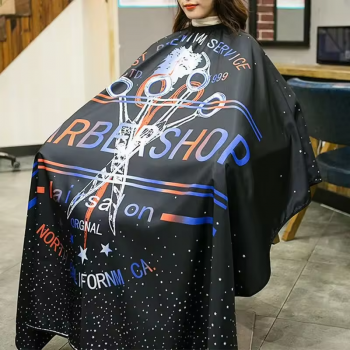 Gambar produk TIANZE Jubah Apron Potong Rambut Kip Cape Salon Barbershop Anti Air North Californm - T140