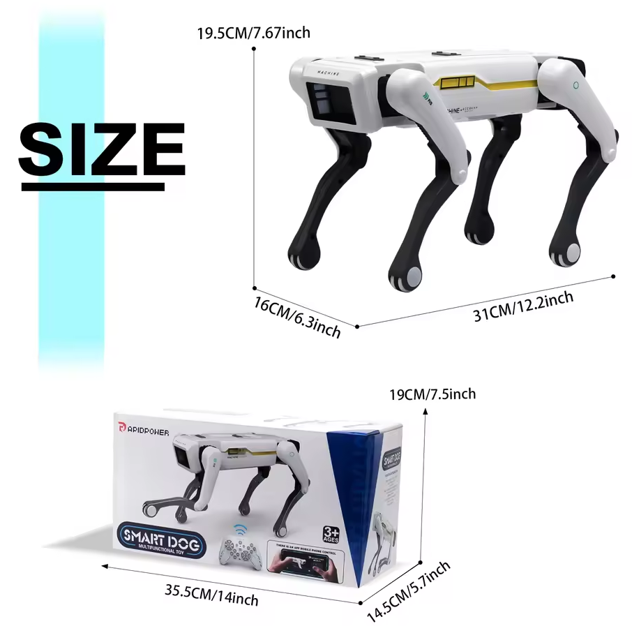 Gambar produk Fremego Mainan Anak Robot Anjing Pintar Singing Dancing Remote APP - FR-10