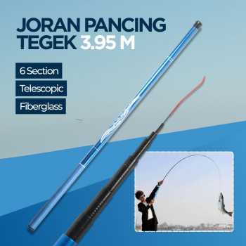 TORQUE Joran Pancing Pole Tegek Fiberglass Fishing Rod - JW360