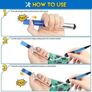Gambar produk FMA Sedotan Timah Solder Desoldering Pump Tin Strong Suction - FMST