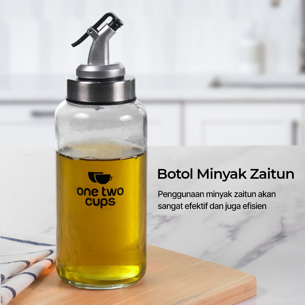 Gambar produk One Two Cups Botol Minyak Olive Oil Bottle Leak-proof 300ml - CW199